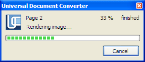 Converting in progress
